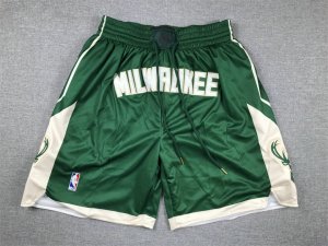 NBA Milwaukee Bucks Just don shorts Vert